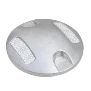 BOTON DE ALUMINIO CON REFLEJANTE
