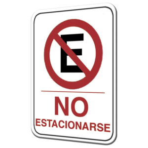NO ESTACIONARSE