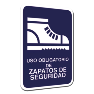 OBLIGATORIO ZAPATOS DE SEGURIDAD